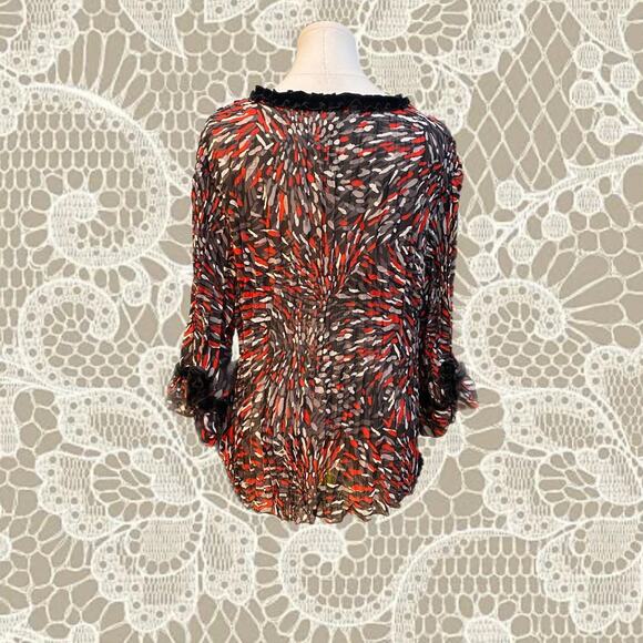 vintage embellished  fall top - Picture 2 of 4